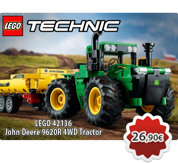 LEGO TECHNIC 42136  John Deere 9620R 4WD Tractor